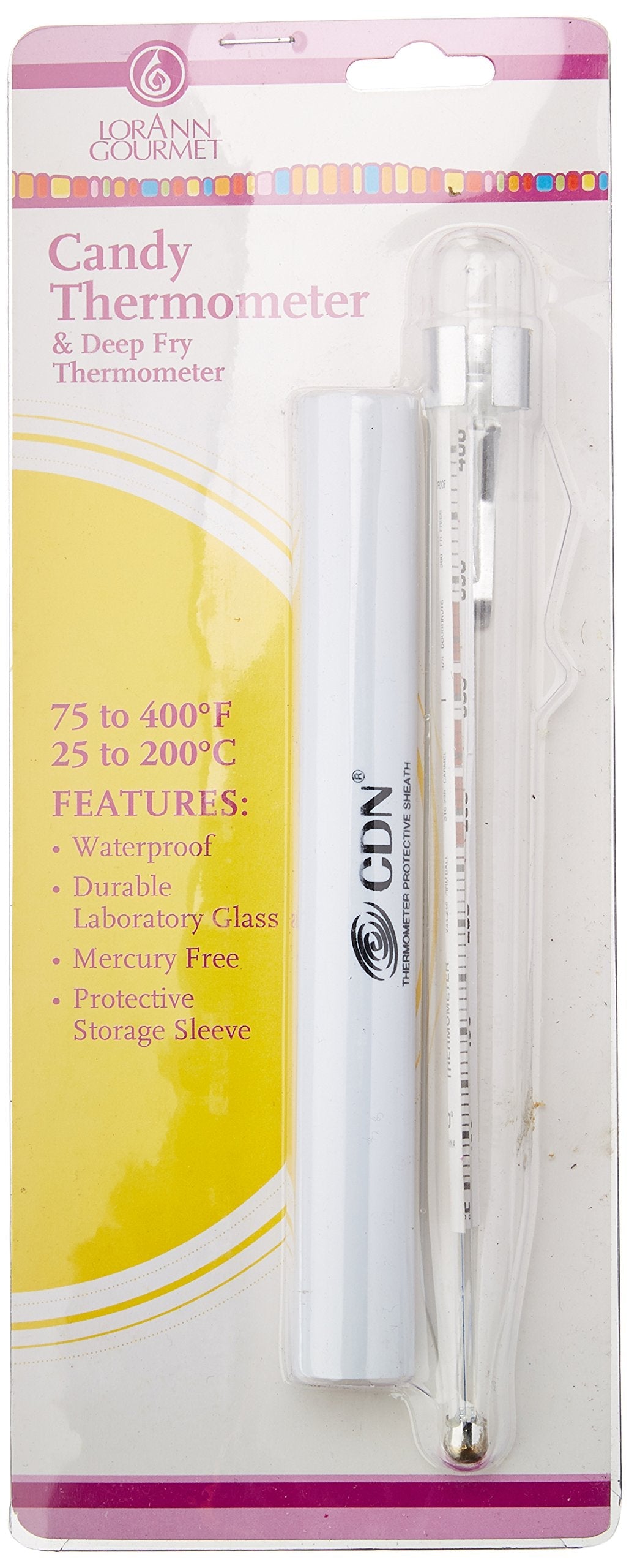 Termómetro para Caramelos LorAnn - Precisión de 75°F a 400°F
