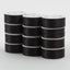 Bobines pré-enroulées Super Bobs Poly #625 Noires M-Style 12 Pack