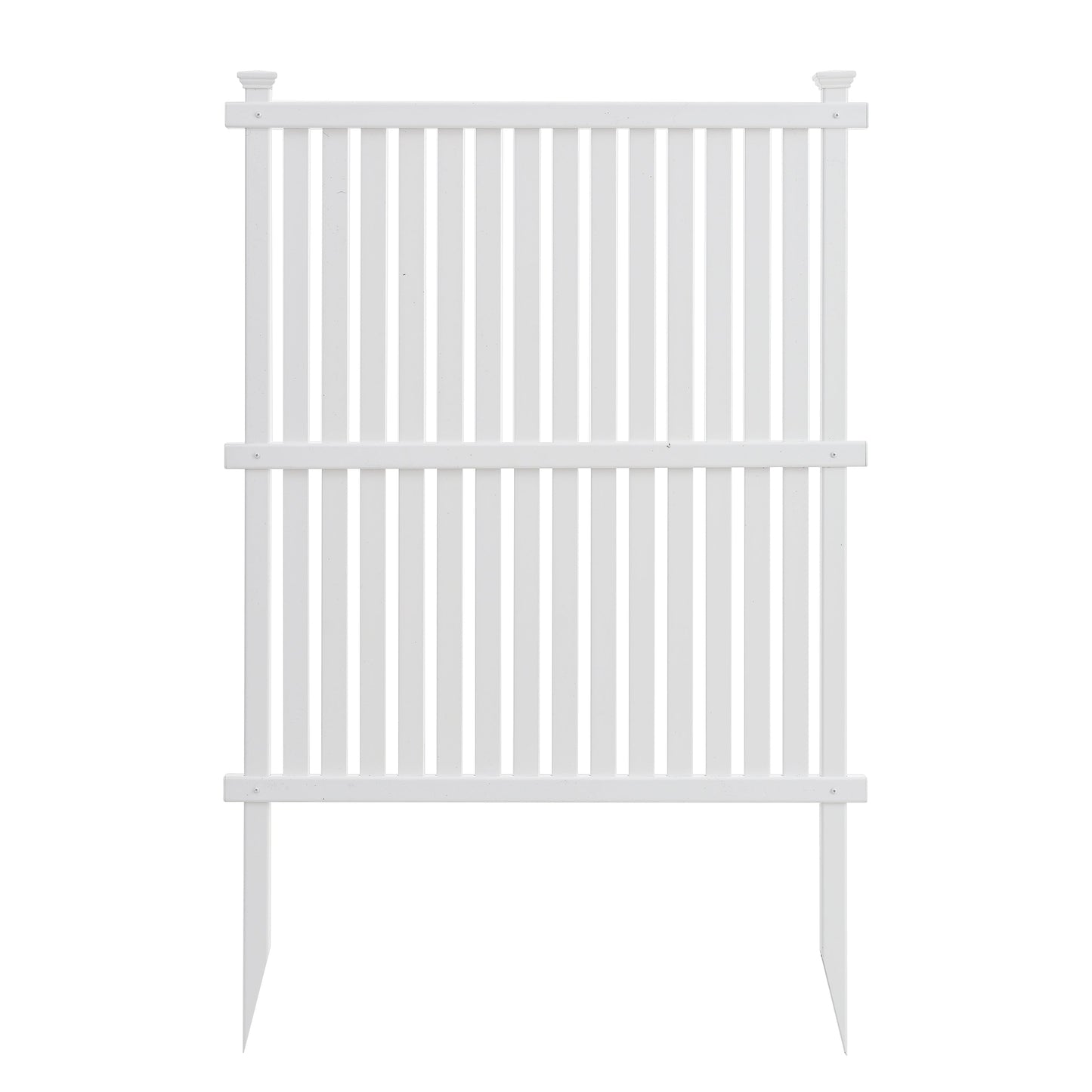 Privacy Screen Panels Kit Air Conditioner Trash Can Enclosure Vinyl white color - Korvel