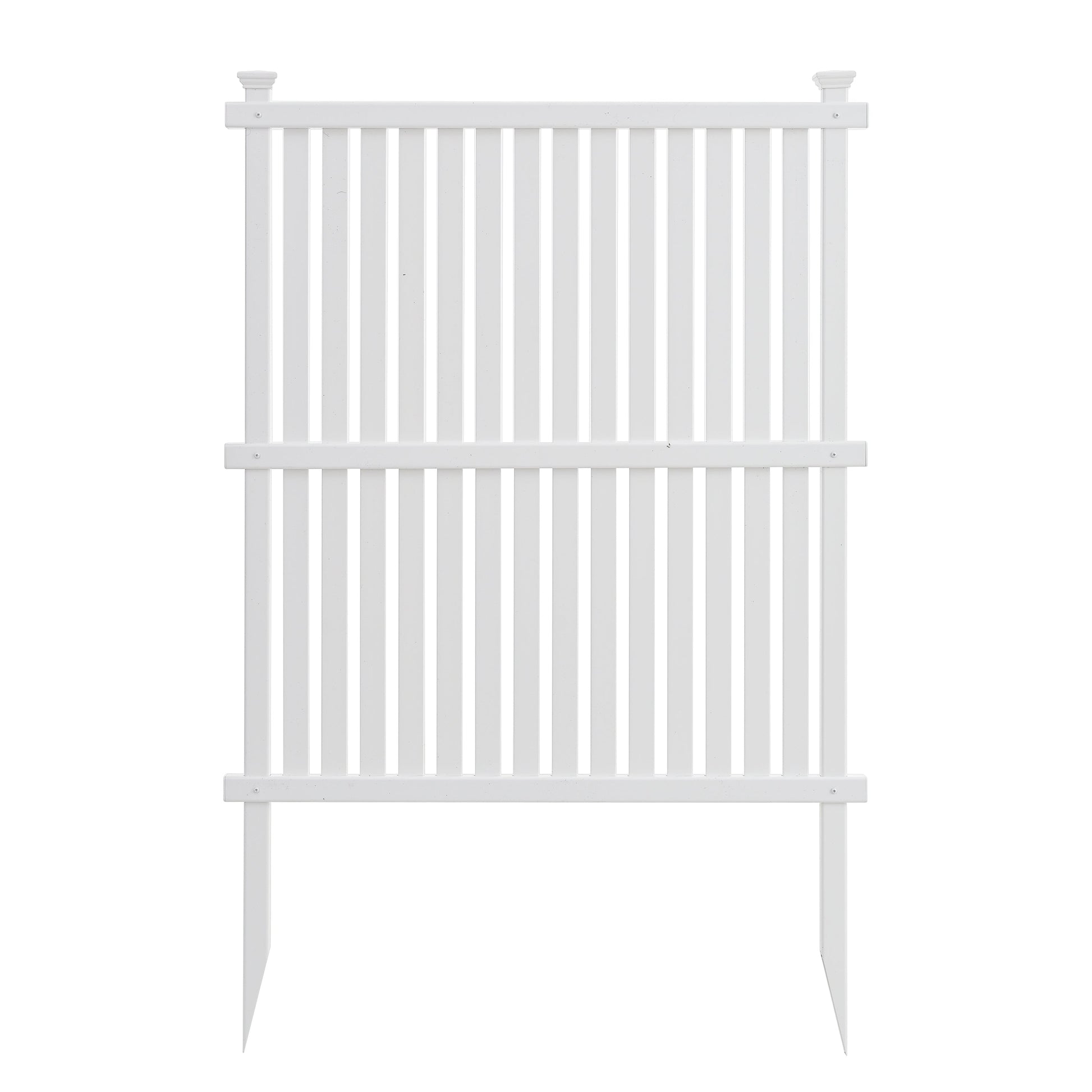 Privacy Screen Panels Kit Air Conditioner Trash Can Enclosure Vinyl white color - Korvel