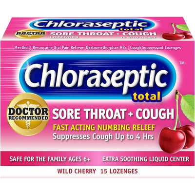 Chloraseptic Wild Cherry Sore Throat Lozenges