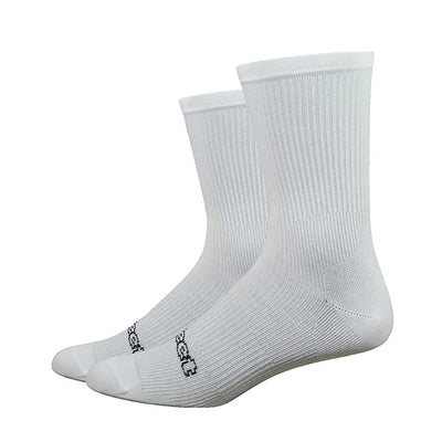 DeFeet Evo 6" Classique Socks - White, Size M