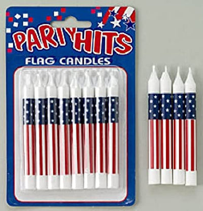 Oasis Supply Patriotic Birthday Candles - 8 Pack