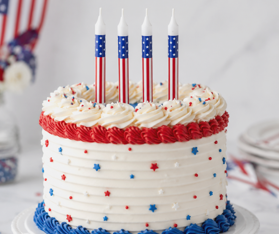 Oasis Supply Patriotic Birthday Candles - 8 Pack