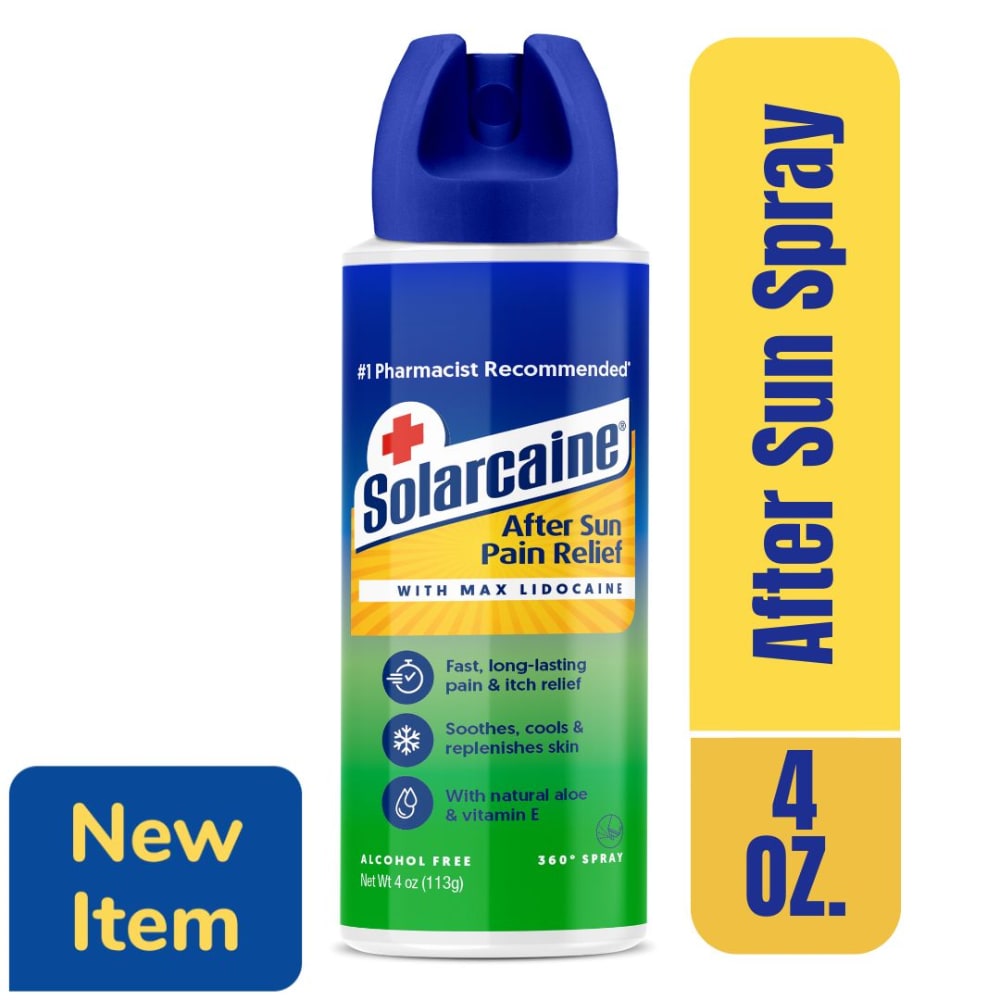 Spray de Alivio para Quemaduras Solares de Aloe Vera - 4 oz