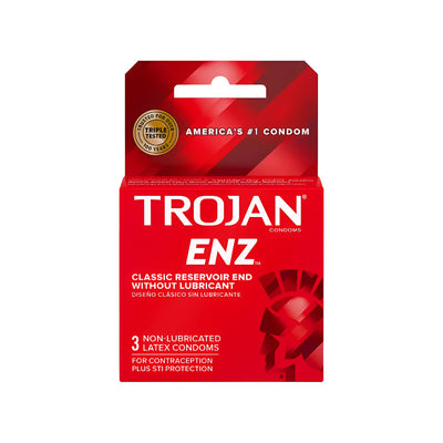 Préservatifs en latex premium non lubrifiés Trojan ENZ