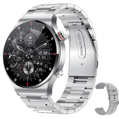 QW33 Smart Watch ECG+PPG Music Player Pedometer Bluetooth Call Smart Watch - Korvel