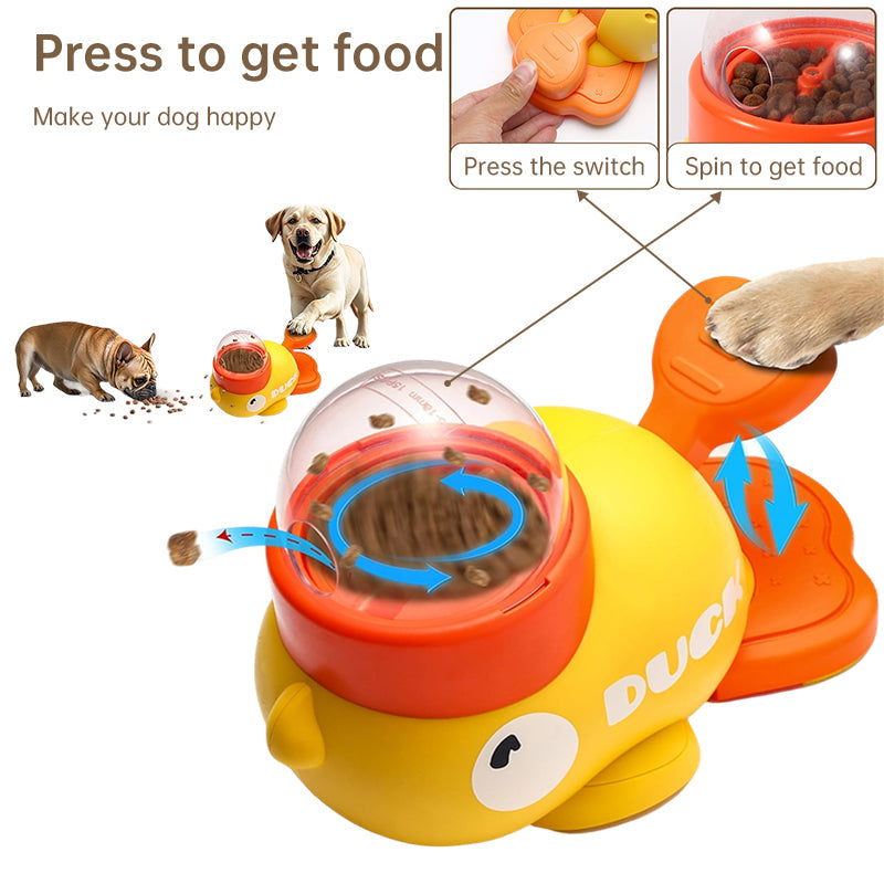 Intelligent Cartoon Dog Automatic Feeder: Large Capacity, Anti - slip, Doubles as Toy & Feeding Utensil - Korvel