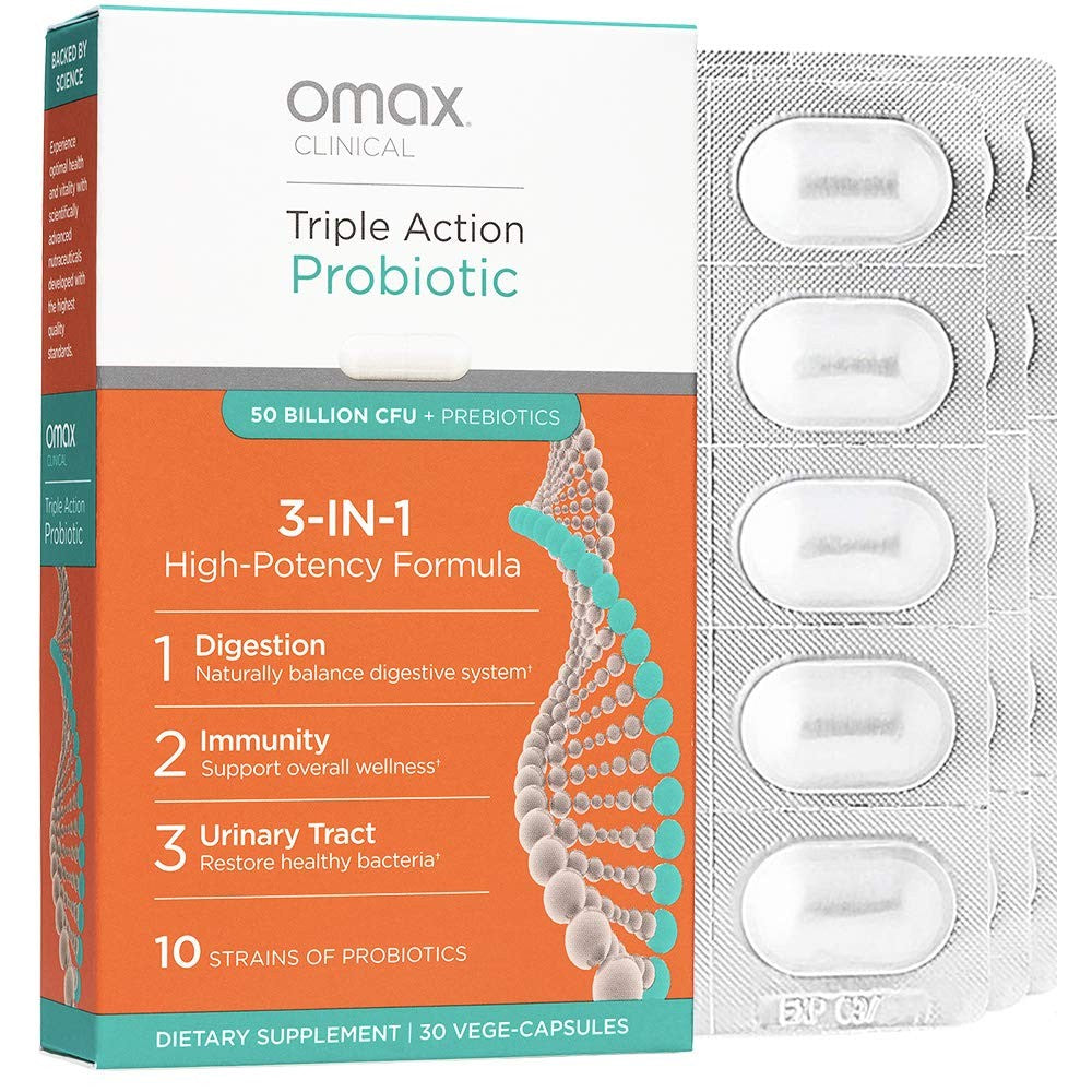 Omax3 Synbiotic Probiotic Prebiotic Supplement