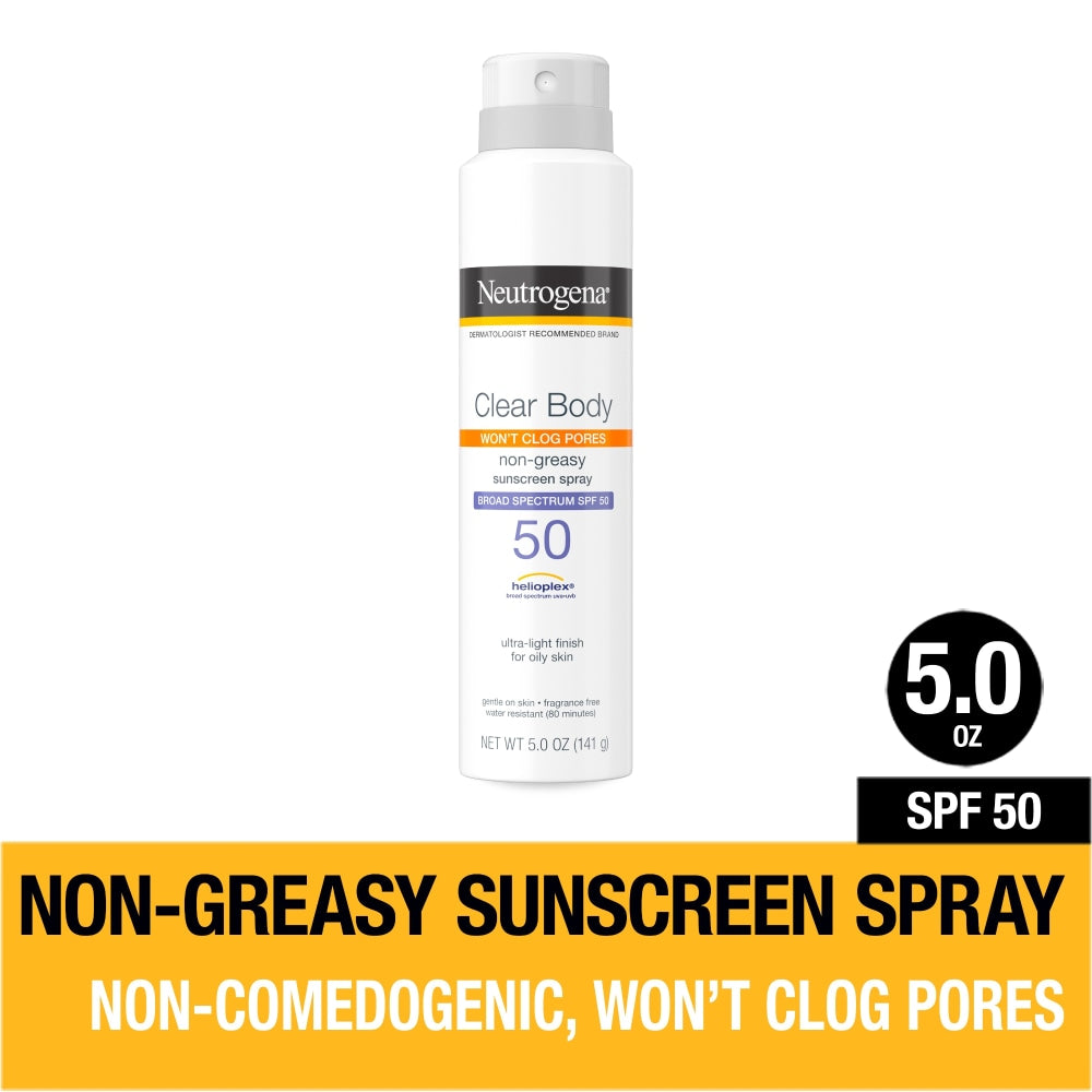 Neutrogena Clear Body SPF 50 Sunscreen Spray