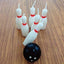 Juego de Velas de Bolos y Pelota - 7 Piezas