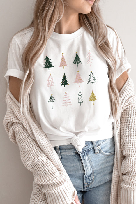 12 Christmas Trees 3025 T-Shirt - Korvel