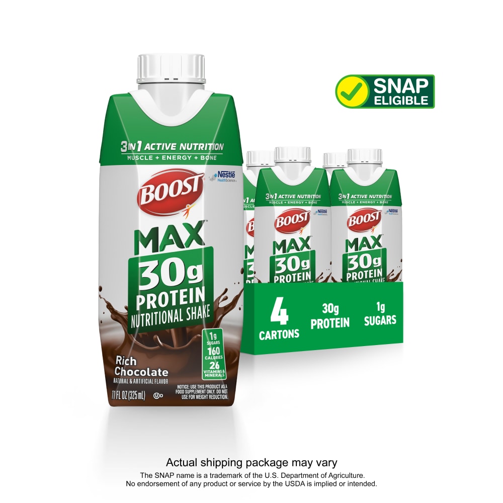 Boost Max Protein Shake – Rich Chocolate
