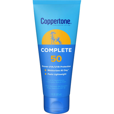 Loción Protectora Solar Coppertone Complete - SPF 50 - 7 Fl Oz