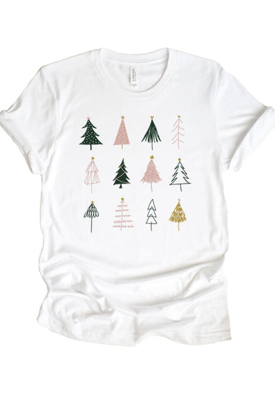 12 Christmas Trees 3025 T-Shirt - Korvel
