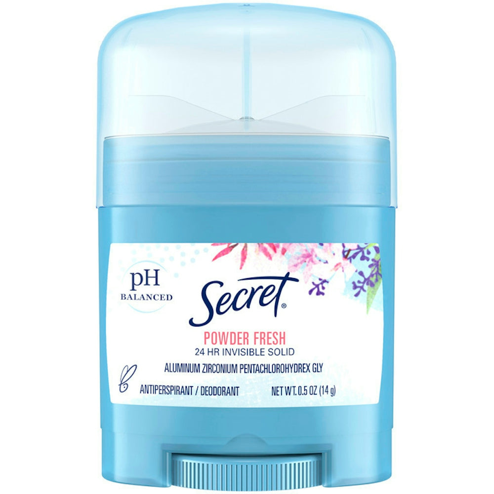 Secret Invisible Solid Antiperspirant Stick - Powder Fresh 0.5 Oz