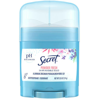 Secret Invisible Solid Antiperspirant Stick - Powder Fresh 0.5 Oz