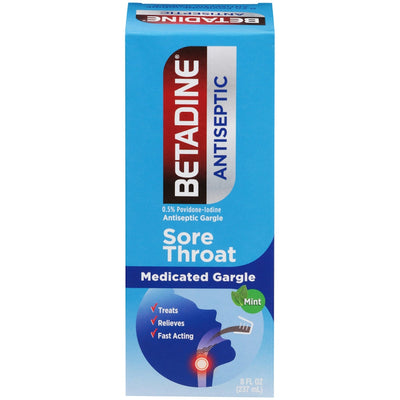 Betadine Antiseptic Sore Throat Gargle - Mint Flavor