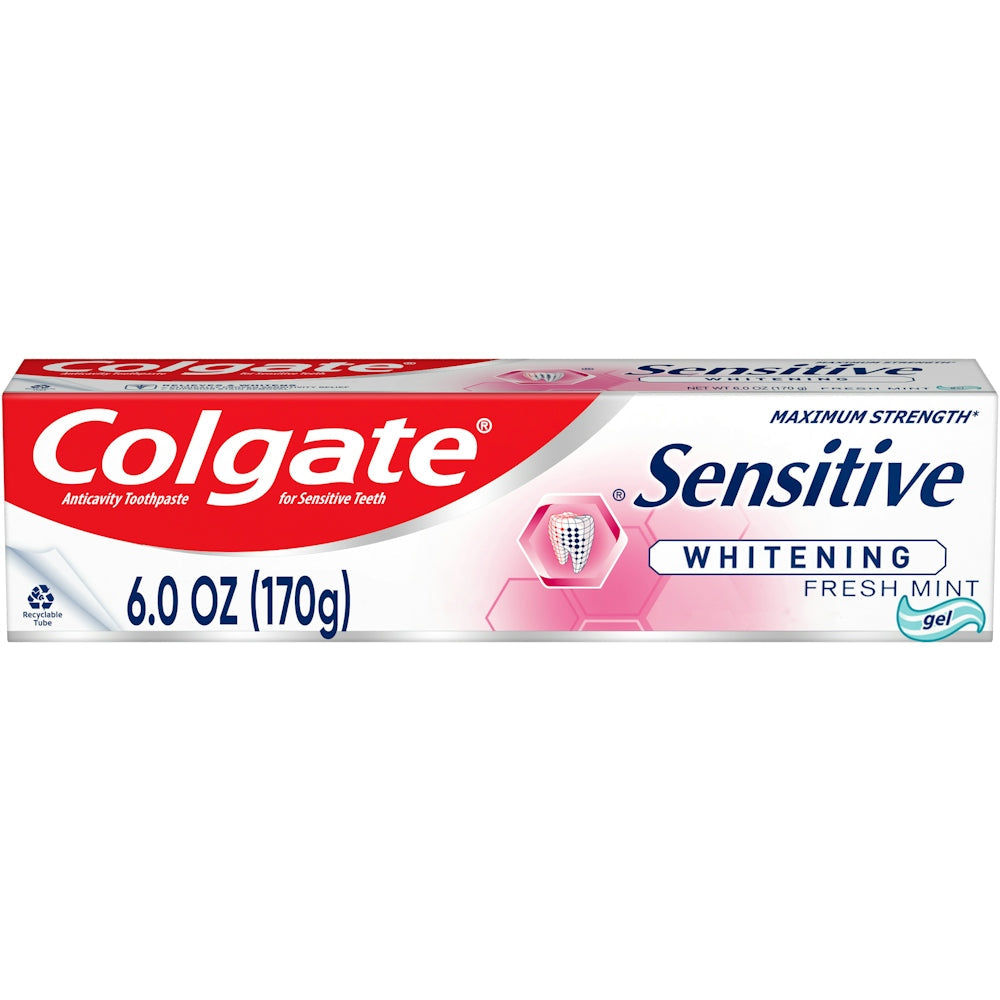 Colgate Sensitive Whitening Toothpaste - Fresh Mint Gel - 6oz