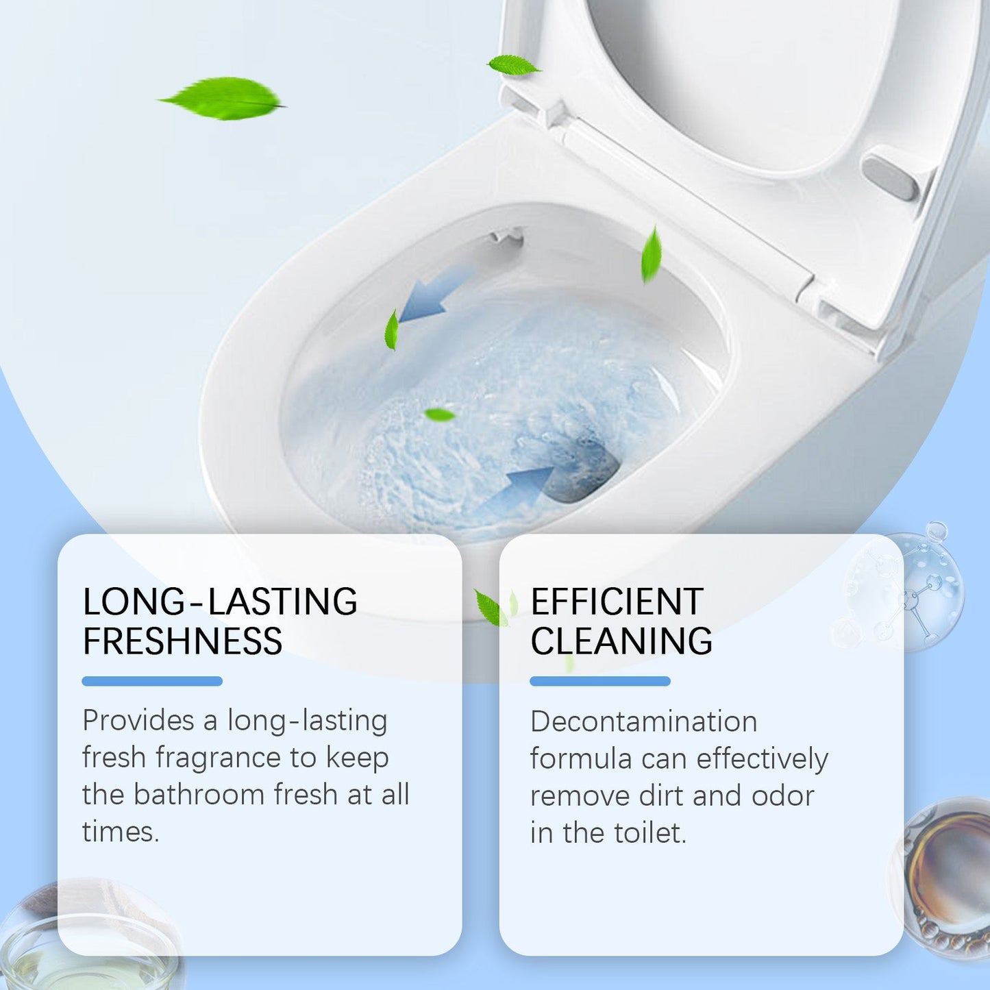 Bloc de nettoyage Toilet Fresh - Désodorisation de toilettes sans effort