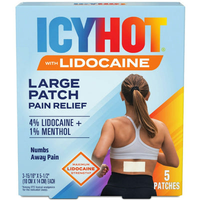 Icy Hot Max Pain Relief Patch - 5 Count