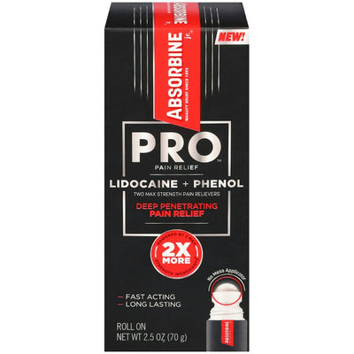 Absorbine Jr. Pro Pain Relief Roll On with Lidocaine & Phenol