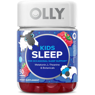 Olly Kids Sleep Raspberry Flavor Gummy Supplement