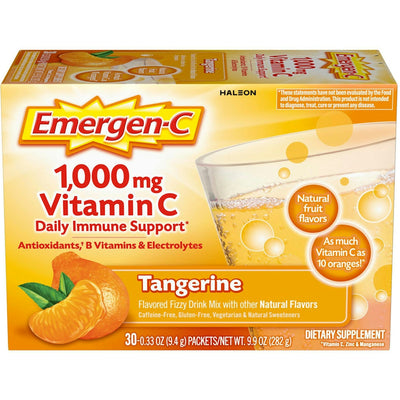 Emergen-C Tangerine Flavor Dietary Supplement - 30 Packets
