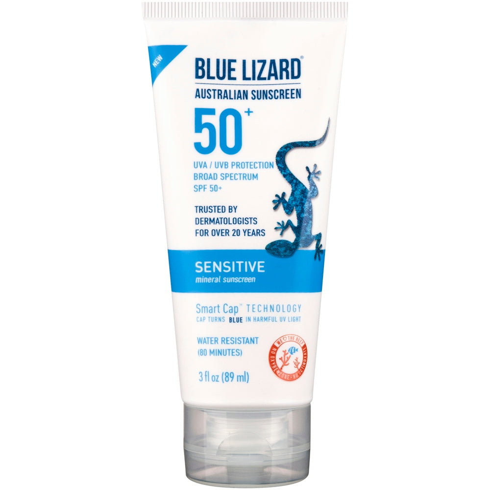 Blue Lizard Sensitive Sunscreen - SPF 50 - 3 Fl Oz
