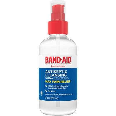 Band-Aid Antiseptic Cleansing Spray, 8 Fl Oz