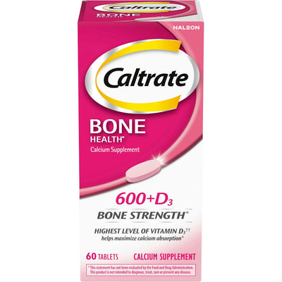 Caltrate 600 Plus D3 Calcium et Vitamine D Comprimés Supplémentaires