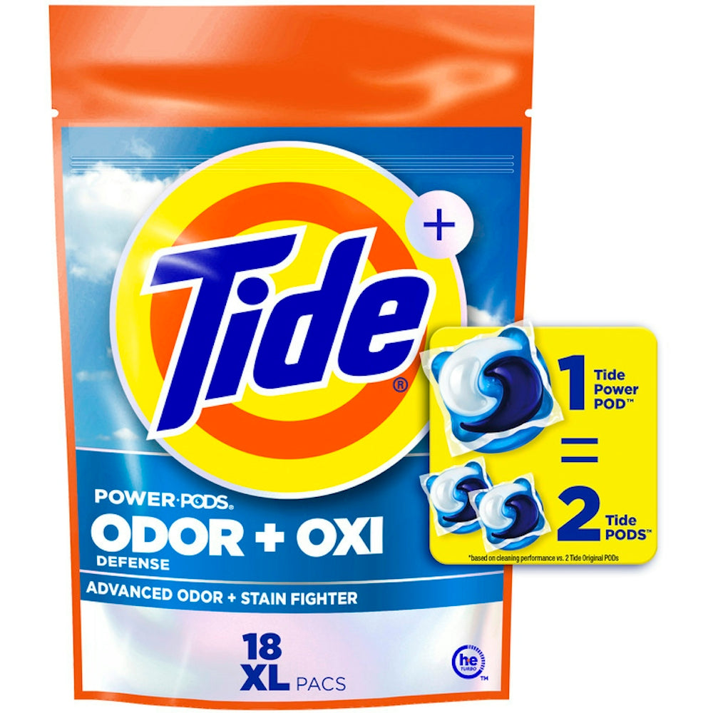 Tide Ultra Oxi Power Pods avec éliminateurs d'odeurs