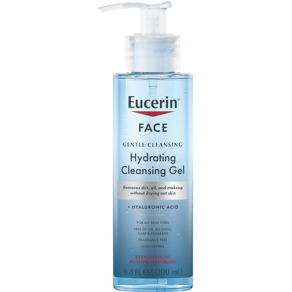 Eucerin Hydrating Cleansing Gel - Daily Face Wash, 6.8 Fl Oz