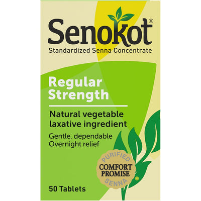 Senokot Regular Strength Natural Laxative Tablets