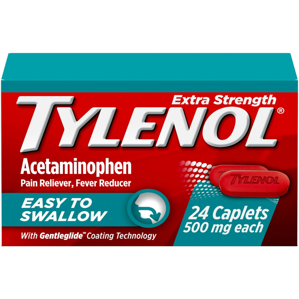 Tylenol Extra Strength Acetaminophen Caplets - Easy to Swallow