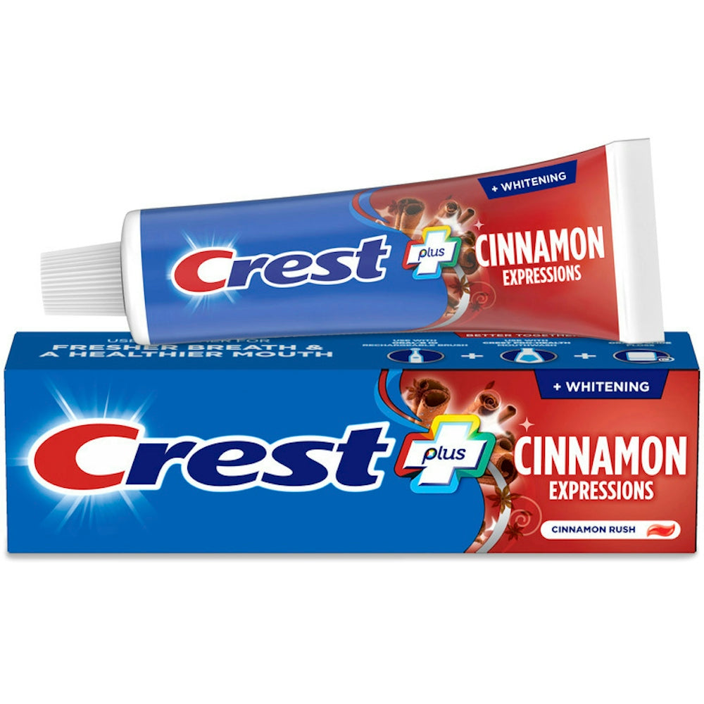 Crest Complete Plus Cinnamon Expressions Toothpaste 5.4 Oz