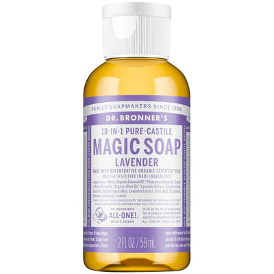 Dr. Bronner's Organic Lavender Castile Liquid Soap - 2 Fl. Oz