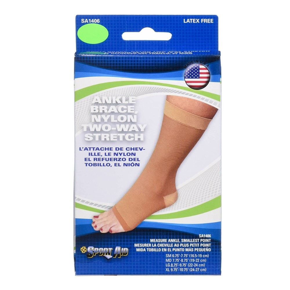Attelle de Cheville Sport Aid - Support en Nylon Premium