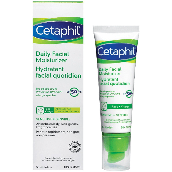 Cetaphil Daily Facial Moisturizer SPF 50 - 1.7oz
