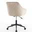 Velvet Office Desk Chair, Modern Home Desk Chair with Wheels , Vanity Chairs for Living Room, Bedroom,Study Room - Korvel