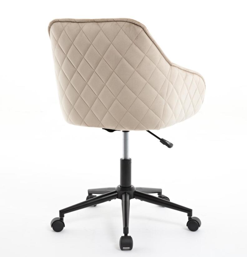 Velvet Office Desk Chair, Modern Home Desk Chair with Wheels , Vanity Chairs for Living Room, Bedroom,Study Room - Korvel