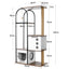 Modern Multi-Level Cat Tree with Scratching Posts and Caves