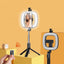 P40D Square Fill Light Selfie Stick - Portable 6-Inch Beauty Light