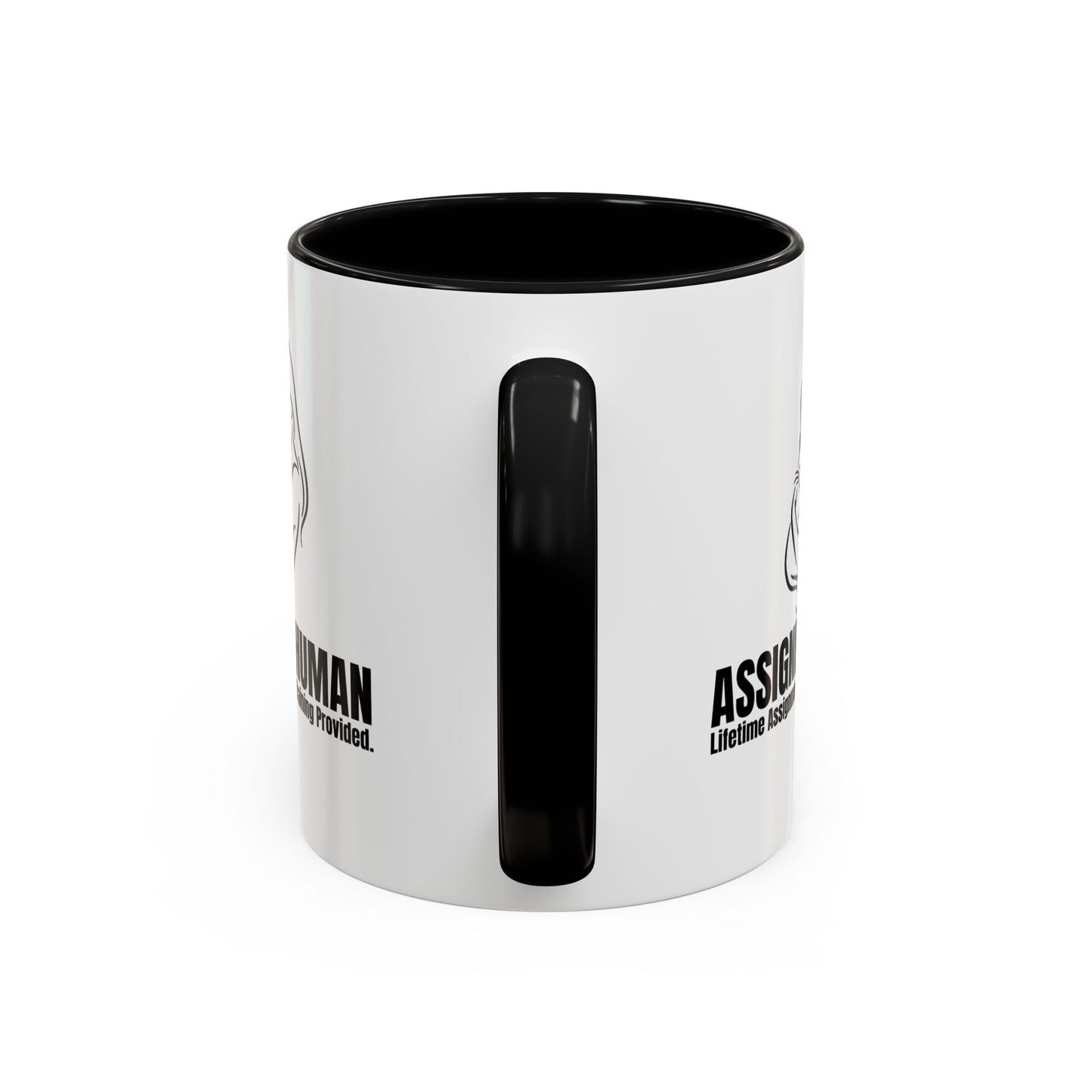 Assigned Human Mug – Cat Coffee Cup