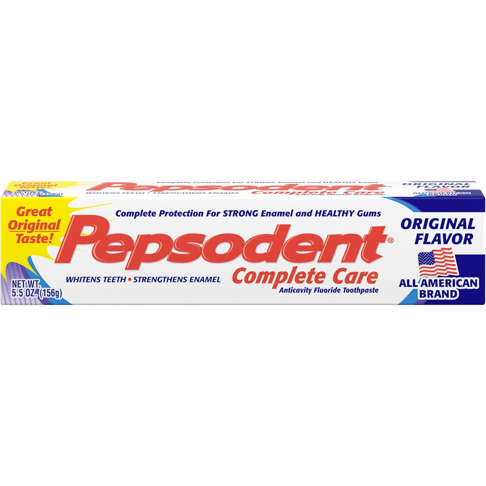 Pepsodent Complete Care Anticavity Fluoride Toothpaste - Original Flavor