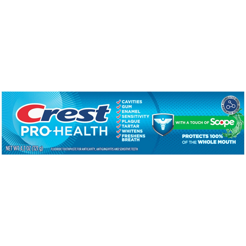 Crest Pro-Health Toothpaste with Scope, Mint Flavor, 4.3 Oz