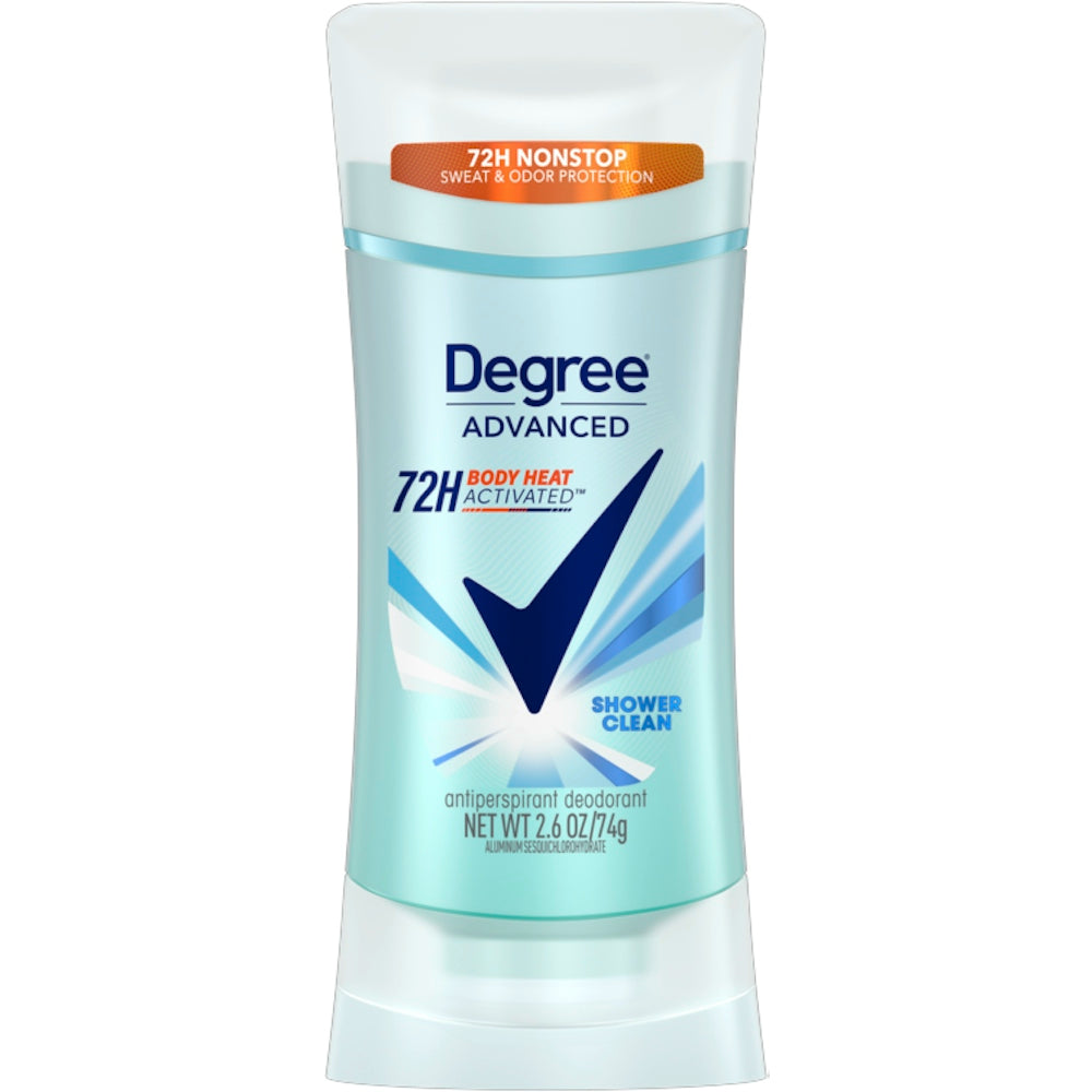 Degree Advanced Shower Clean Antiperspirant Deodorant - 2.6 oz