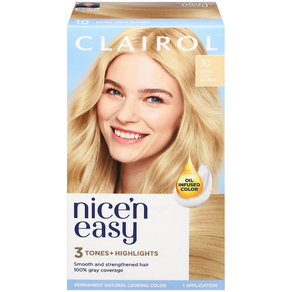 Clairol Nice N Easy Teinture pour Cheveux, #10 Blond Extra Clair