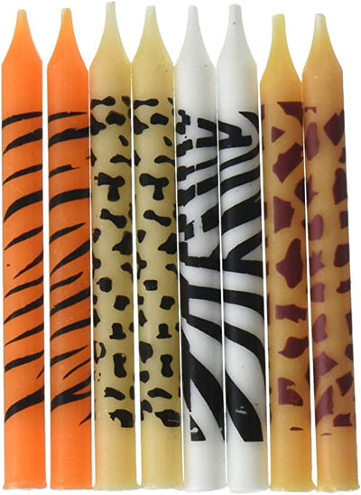 Oasis Supply Animal Print Birthday Candles - 2.25-Inch