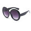 Personalized Dual Color Circular Sunglasses for Women